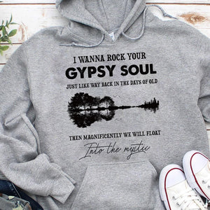 Hippie Soul Shirt I Wanna Rock Your Gypsy Soul Guitar Tree