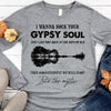 Hippie Soul Shirt I Wanna Rock Your Gypsy Soul Guitar Tree