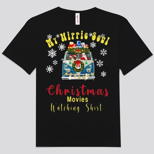 Camisetas navideñas para ver películas de My Hippie Soul