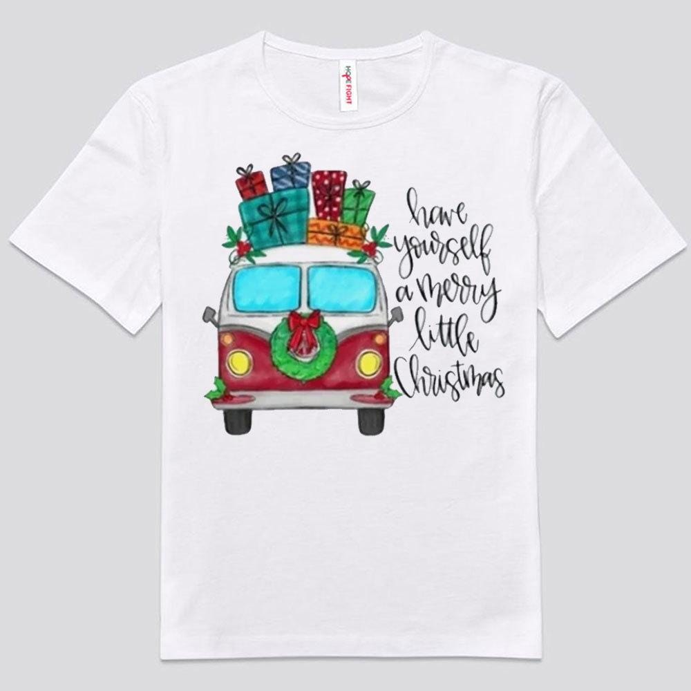 Have Yourself A Merry Little Christmas Hippie Shirts