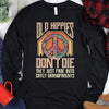 Old Hippies Don't Die They Fade Into Grandparents, Vintage Hippie Shirts