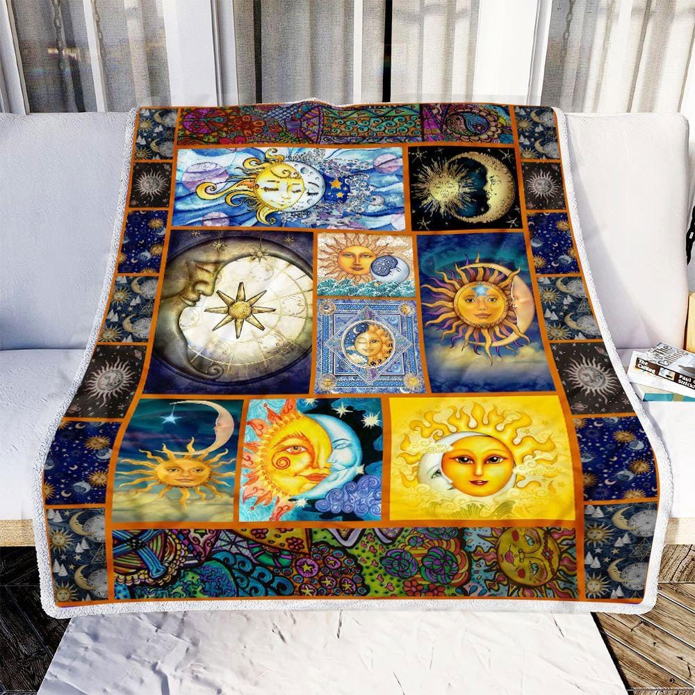 Sun And Moon, Hippie Blanket Fleece & Sherpa