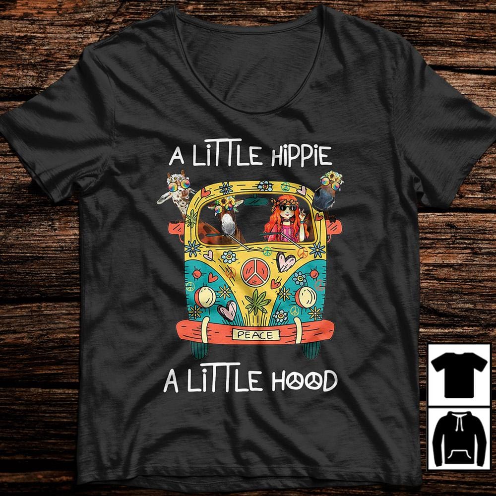 A Little Hippie A Little Hood Shirt Hippie Van Shirt Hope Fight