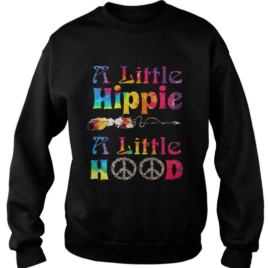 Un poco de hippie, una pequeña capucha, camisetas