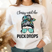 Classy Until The Puck Drops Hockey Cooking Hoodie, Shirts