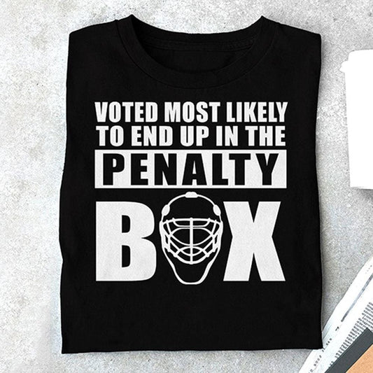 Camiseta de hockey, votada como la más propensa a terminar en el banquillo de penaltis, camisetas de hockey divertidas