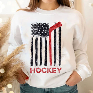 American Flag Hockey Hoodie, Shirts