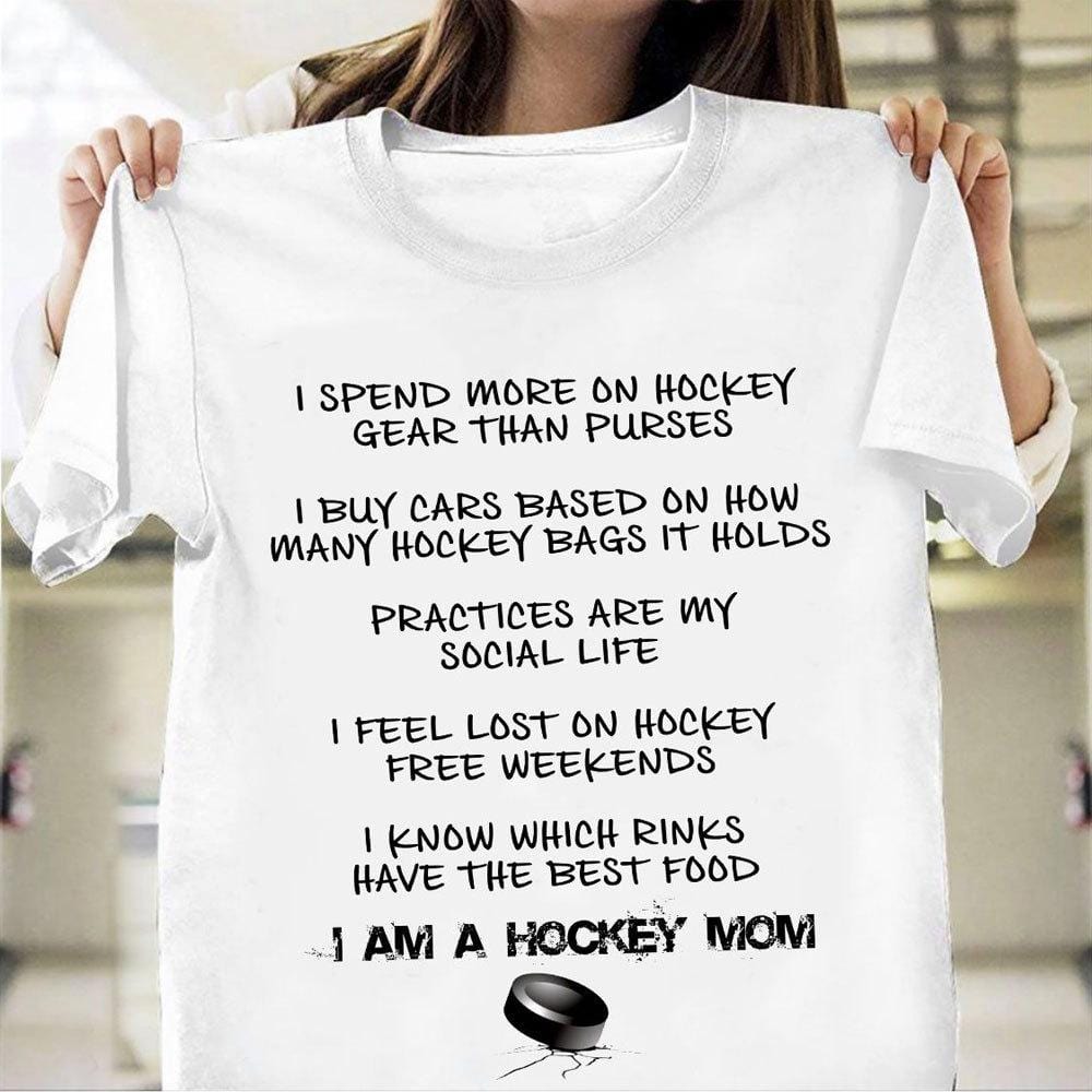 In my Hockey Hockey Mom Era Shirt, White T Shirt, Woman Tee Shirt, Hockey  Mom shirt