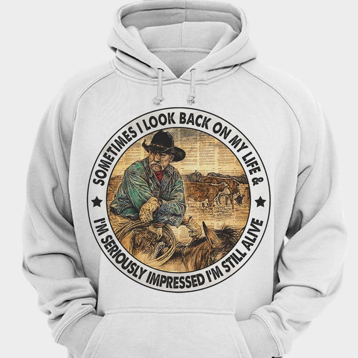 A veces miro hacia atrás en mi vida y me sorprende mucho que todavía esté vivo. Camisetas de caballos