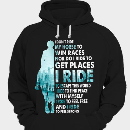 No monto mi caballo para ganar carreras Camisetas