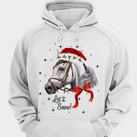 Let It Snow Christmas Horse Shirts