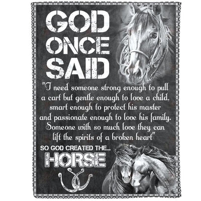 God Once Said, Horse Blanket Fleece & Sherpa