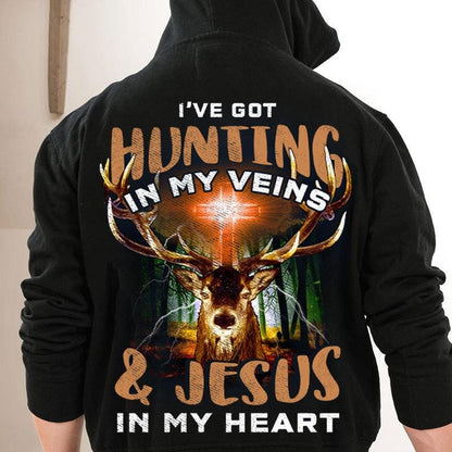 Tengo la caza en mis venas y a Jesús en mi corazón