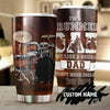 Personalized Drummer Dad Father's Day Tumbler