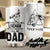 Personalized Lineman Dad Father's Day Tumbler