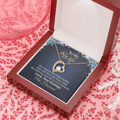 To My Wife Necklace Forever Love - You Are Still My Queen Forever From Your Old Husband