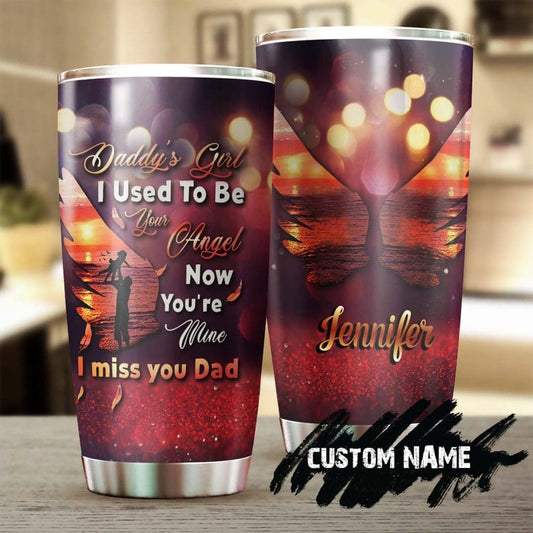 Vaso personalizado conmemorativo para el Día del Padre para hija