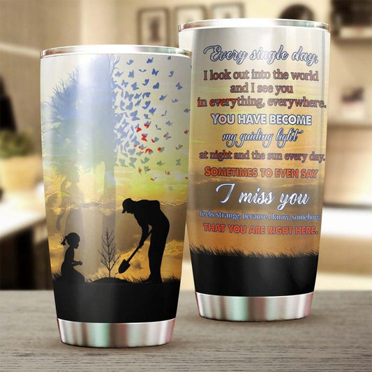 Vaso conmemorativo para el Día del Padre para hija