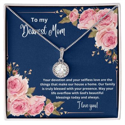 Collar Para Mi Querida Mamá - Que Tu Vida Rebose De La Hermosa Bendición De Dios Hoy Y Siempre