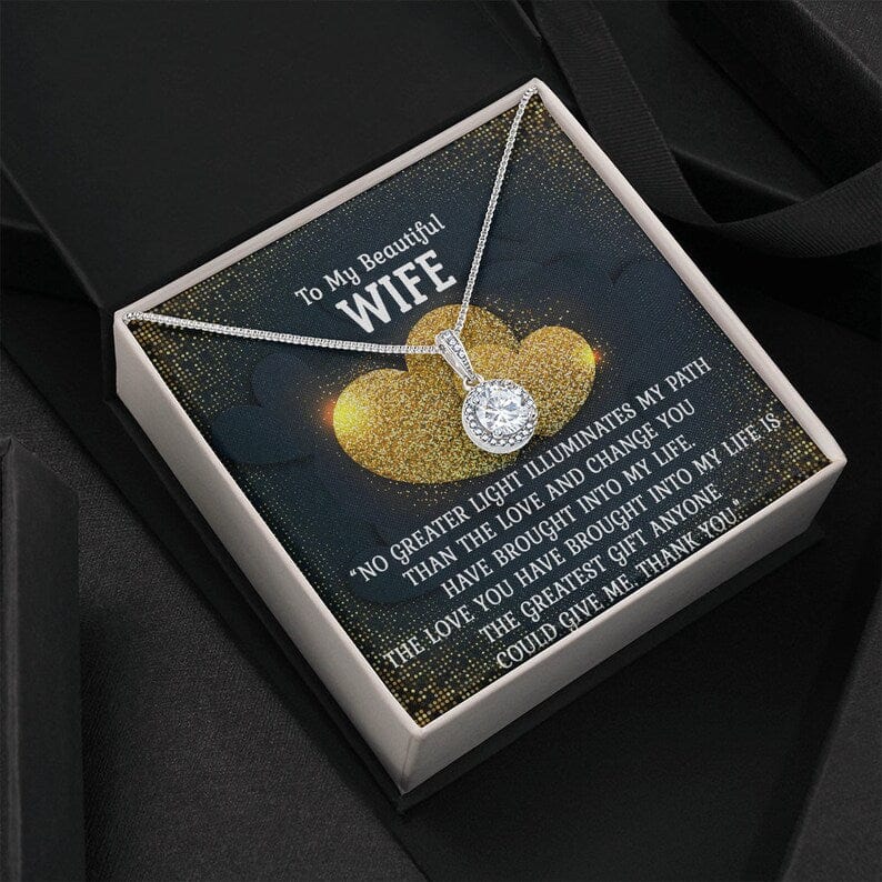 Collar para mi bella esposa: el amor que has traído a mi vida es el mejor regalo que alguien podría darme