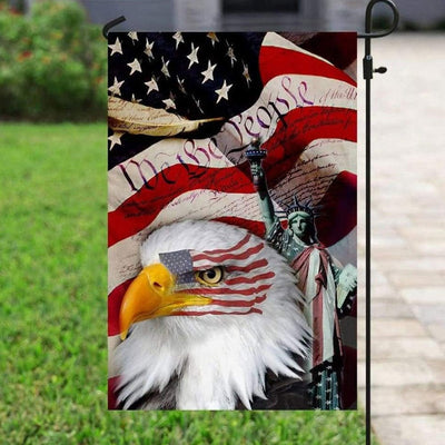 We The People 4th Of July Eagle Happy Independence Day House & Garden Flag