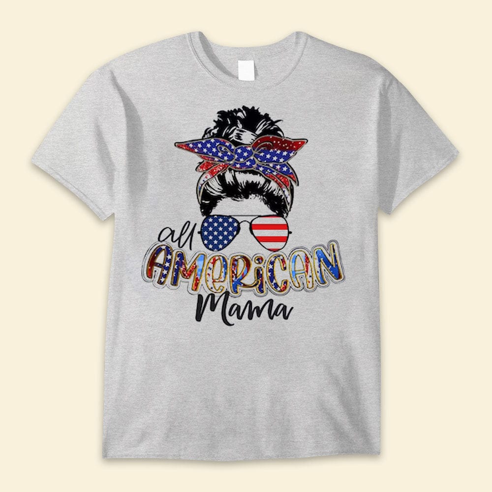 All American Mama Independence Day Shirts