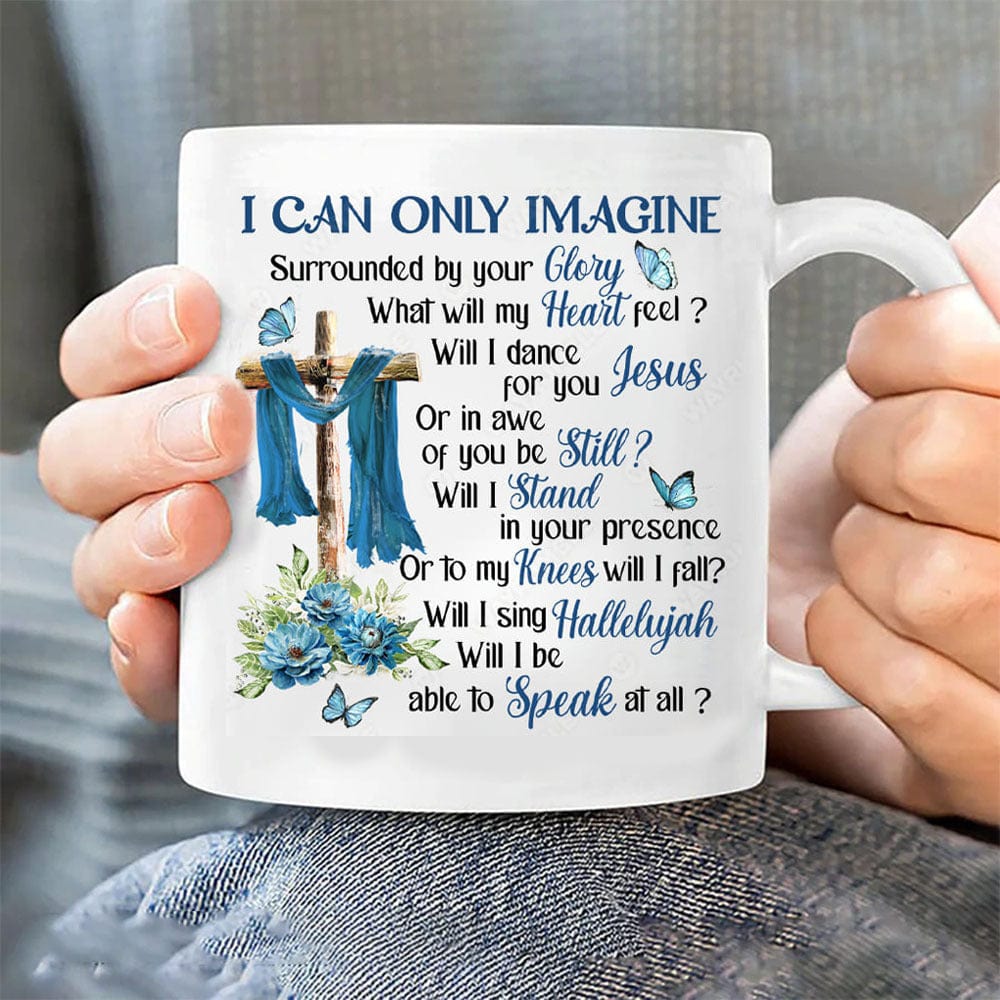 I Can Only Image Jesus Cross Mugs, Cup