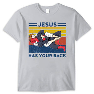 Jesus Has Your Back Vintage Jiu Jitsu Shirts