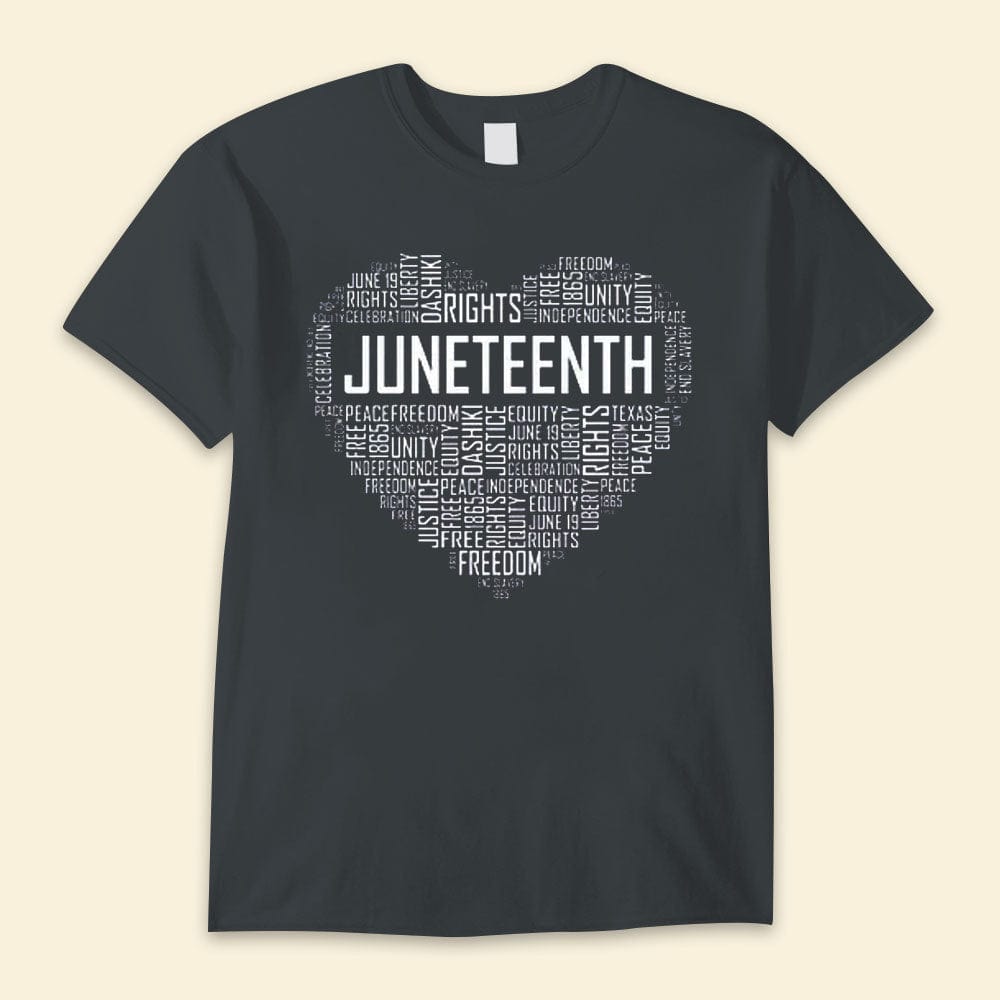 Juneteenth Shirts With Heart