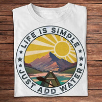 Life Is Simple Just Add Simple Kayaking Shirts