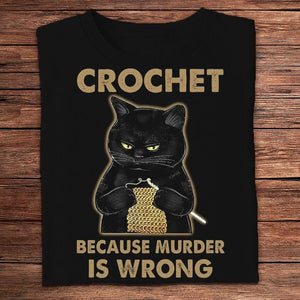 Tejer a crochet porque matar está mal Tejer camisetas