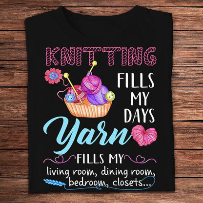 Tejer llena mis días El hilo llena mi sala de estar Camisas