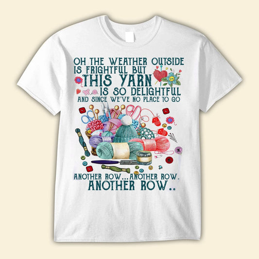 Este hilo es muy agradable para tejer camisetas