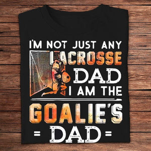 Nunca subestimes el amor de un padre portero Camisetas de lacrosse