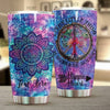 Personalized Hippie Heart Tumbler