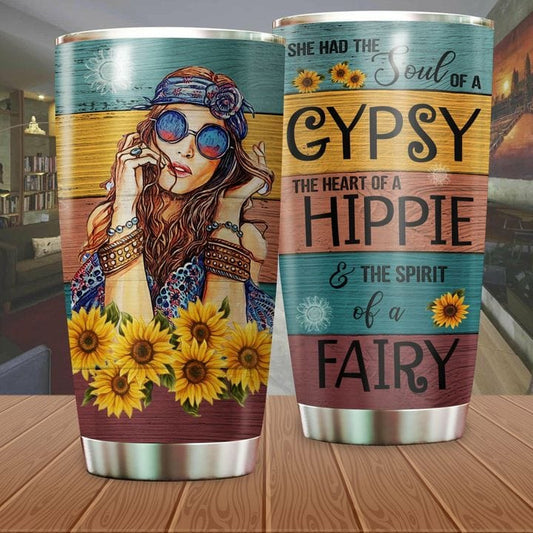 She Had Soul Of Gypsy Heart Of Hippie Tumbler