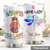 Personalized Assuming I'm Just An Old Lady Was Your First Mistake Hippie Tumbler