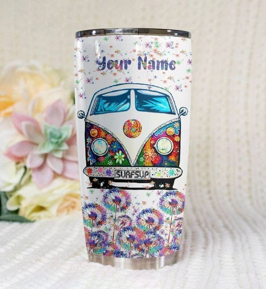 Personalized Hippie Van Tumbler