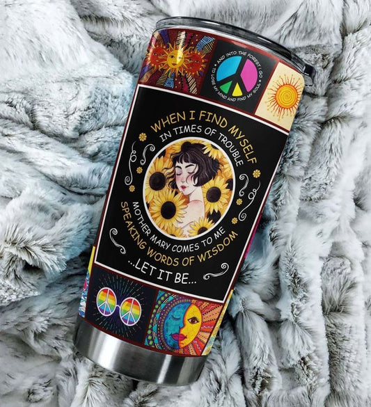 Let It Be Hippie Tumbler