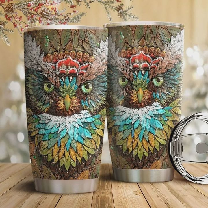 Owl Hippie Style Tumbler