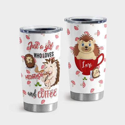 Personalized Just A Girl Who Loves Hedgehog Tumbler