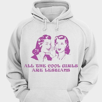 Camisetas LGBT que dicen que todas las chicas cool son lesbianas