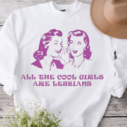 Camisetas LGBT que dicen que todas las chicas cool son lesbianas