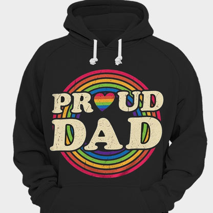 Camisetas LGBT con el orgullo de papá arcoíris