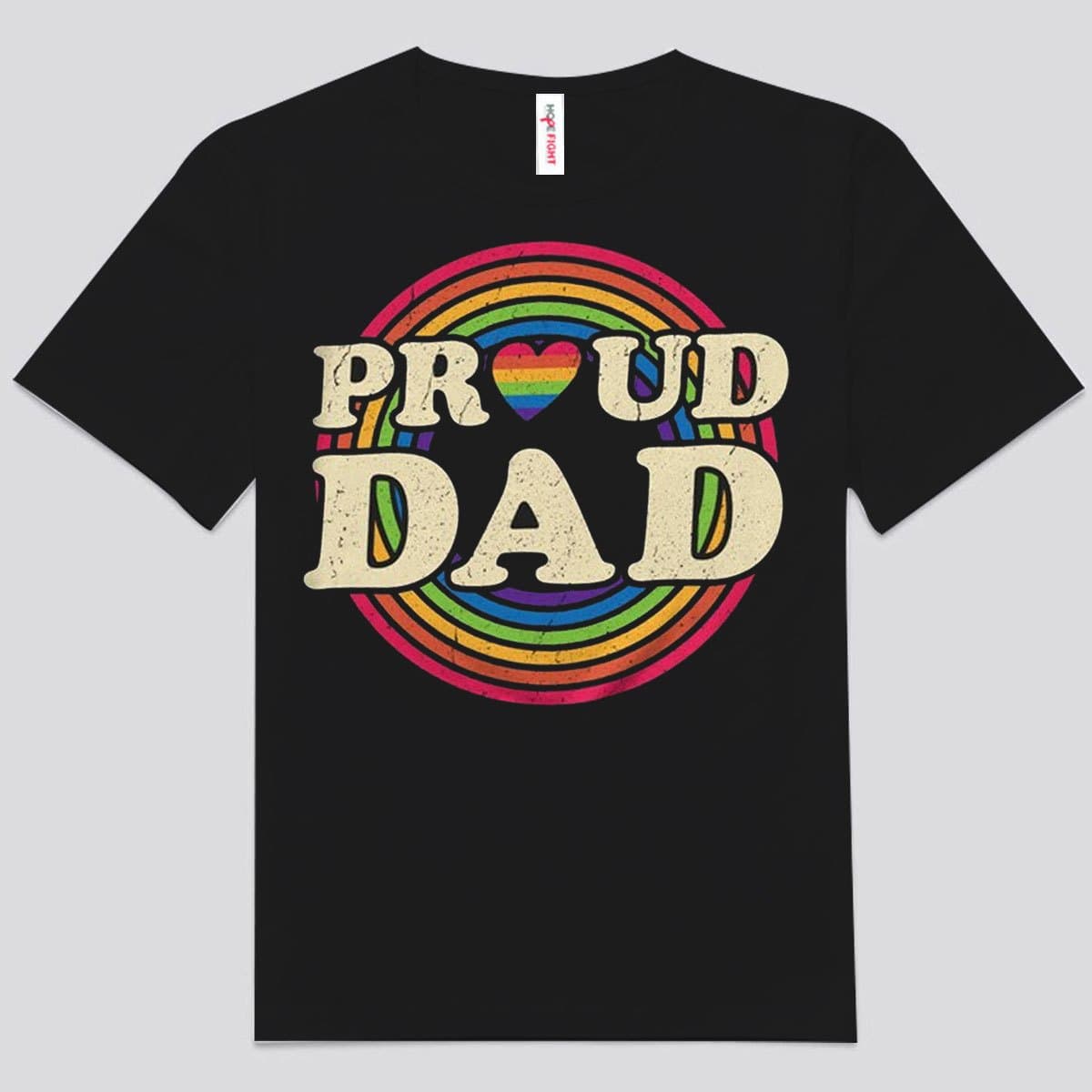 Camisetas LGBT con el orgullo de papá arcoíris