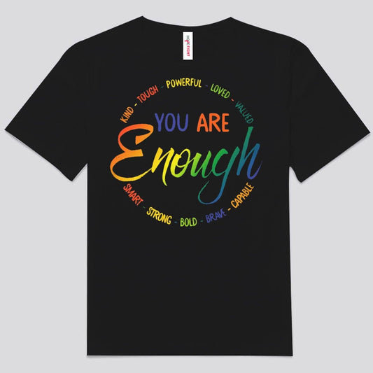 Camisetas LGBT "Eres suficiente"