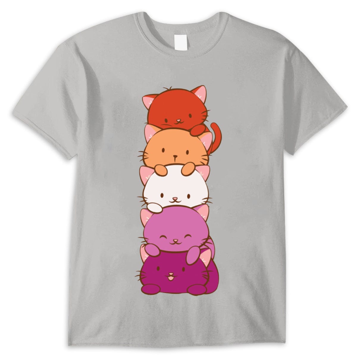 New Lesbian Pride Flag Cat LGBT Shirts