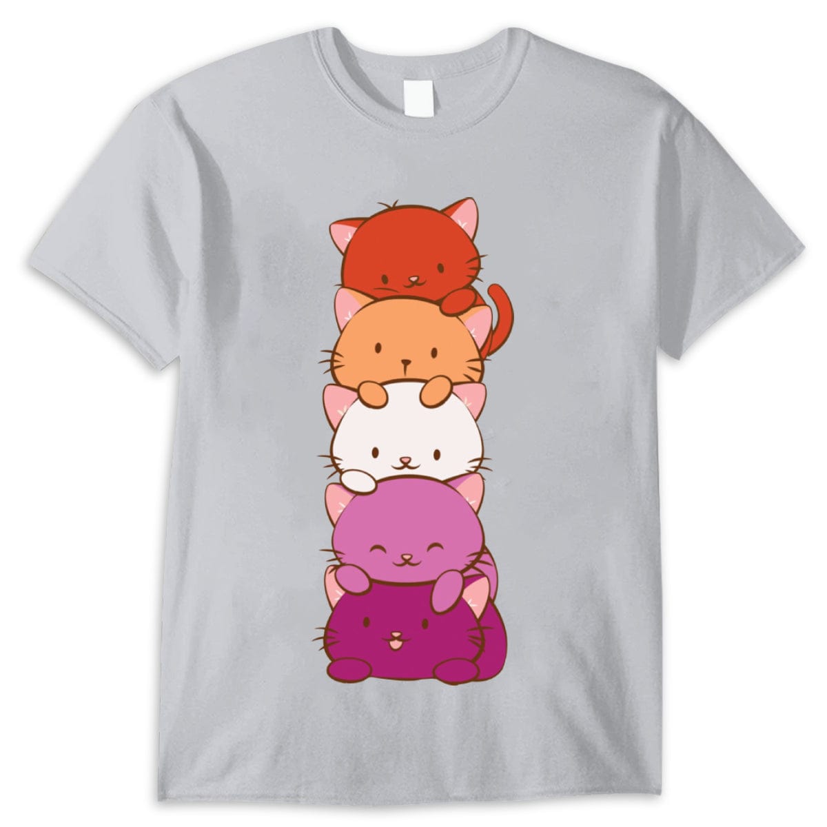 New Lesbian Pride Flag Cat LGBT Shirts