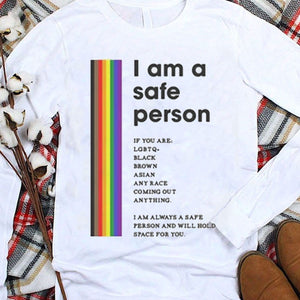 Camisetas LGBT Soy una persona segura