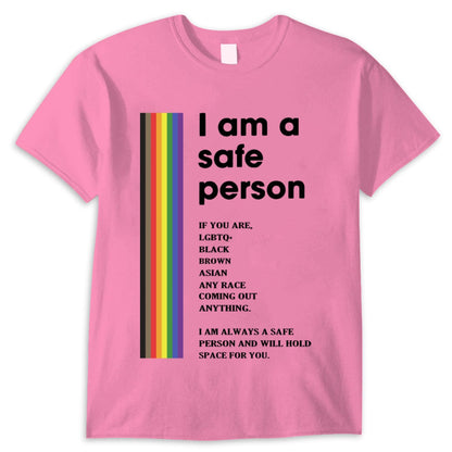Soy una persona segura Camisetas gay, lesbiana, bisexual, LGBT
